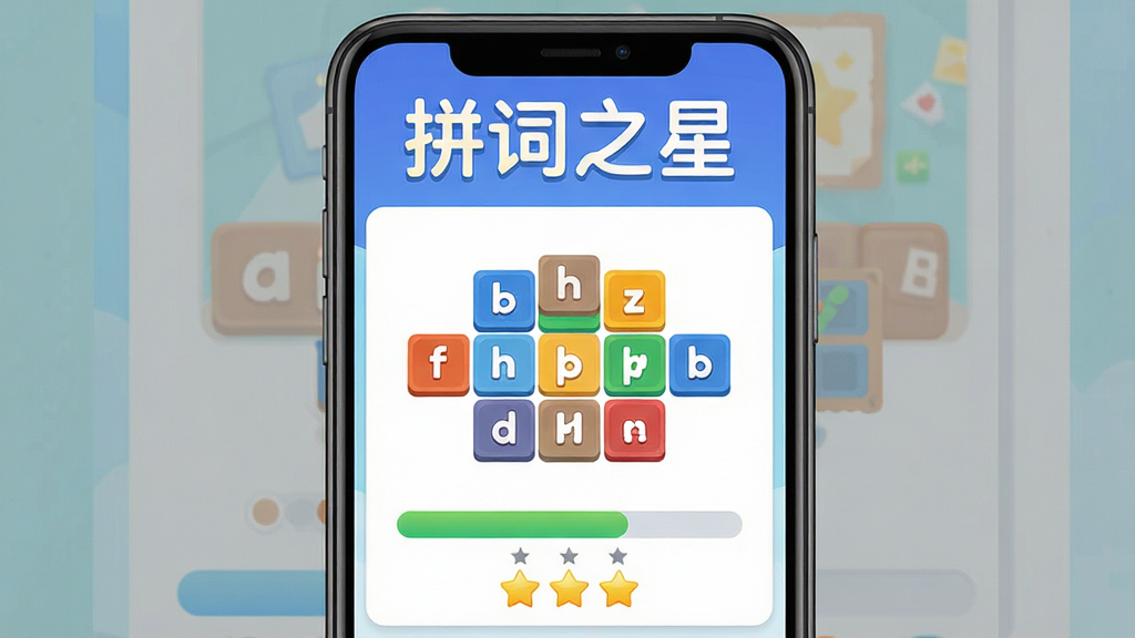 ƴ��֮������������չʾ������Ϊ�ֻ���Ļ����ʾɫ�������ƴ����Ϸ�ؿ�ѡ��ҳ�棬���ֲ��þ��жԳƹ�ͼ���Ű�����������