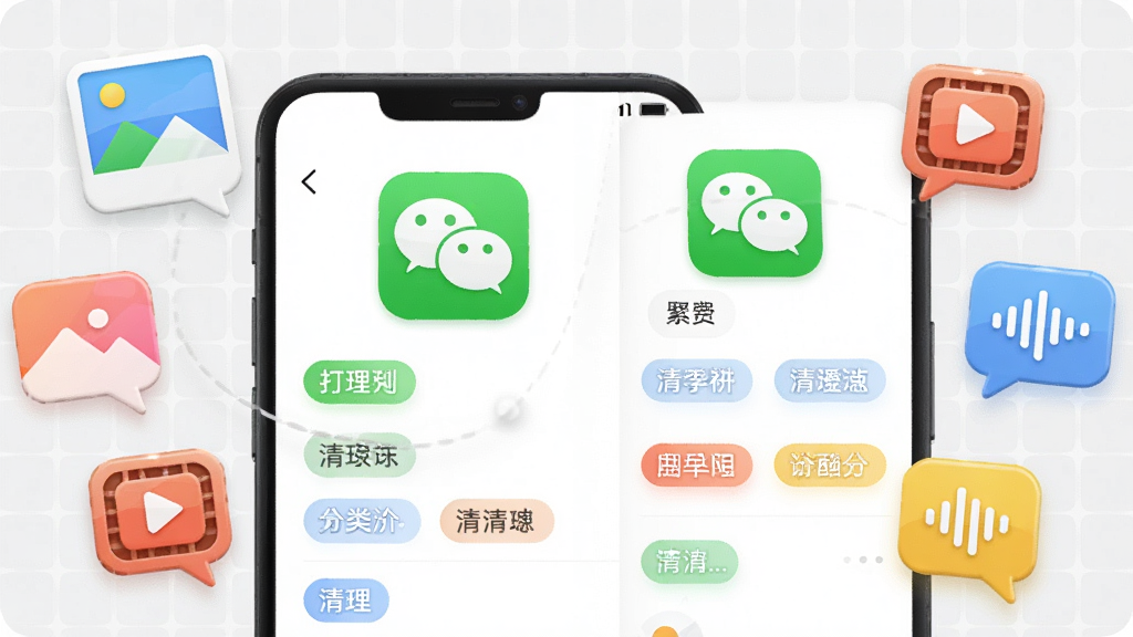 ����չʾ���������ܼҵ�΢��ר����棬�ֻ���Ļ����΢��ͼ��ͷ�������ѡ���ΧƯ����ͼƬ����Ƶ���������ݵ�ͼ�꣬����Ϊ���ҷ��������Ϊ���UI�廭��ϸ�ڰ���ͼ��ĸ߹⡢�����ǩ��Բ�ǡ������ĵ���ɫ���񣬻���Ϊ����2K���ɾ����޶���Ԫ��