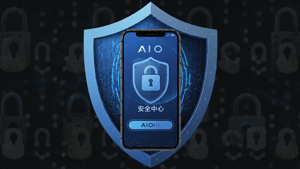 AIO��ȫ��˽��������ͼ������Ϊ�������ֻ���ϵ������ֻ���Ļ��ʾ