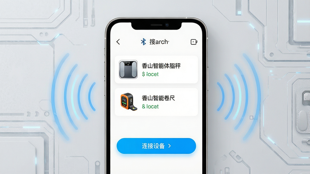 ��ɽ����App�豸���ӹ������棬��������һ���ֻ���Ļ��ʾ���������豸�б����б��а���