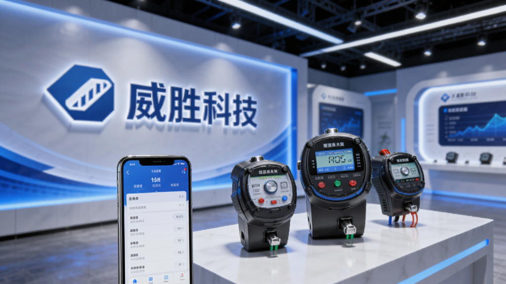 ����չʾ����ʤ�Ƽ���Ʒ������ǽ�����ܵ����Ʒ��ϣ�ǰ��Ϊ�ֻ���ʾӦ�ý��棬����Ϊ�ִ�����ҵչ�������ֲ���ǰ���ͼ�����Ϊ����Ƽ���Ӱ��ϸ�ڰ�����ɫ�ƹ��������������ʸ��壬�ɾ����޶���Ԫ��