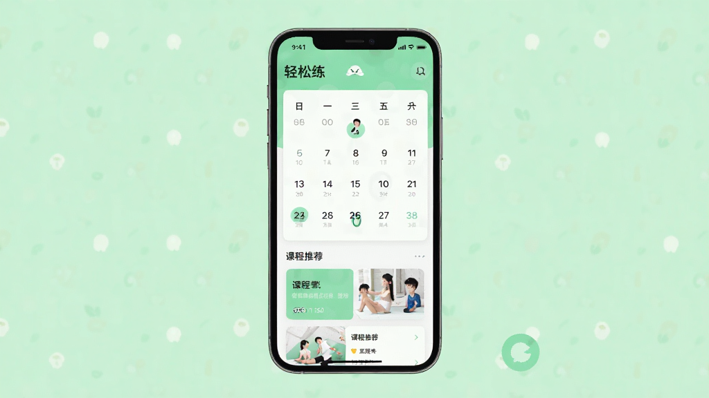 һ��������APP�ڸ��Ի�ѵ���ƻ�ҳ����ֻ������ͼ��������һ���ֻ��������ã���Ļ��ʾѵ�������Ϳγ��Ƽ��б����Ϸ��С������������ƣ�����Ϊ����ɫ��������£����ʸɾ���ϸ���������޶���Ԫ��