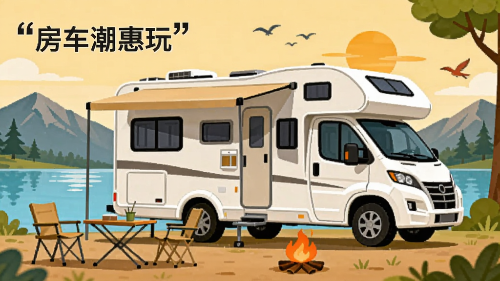һ��չʾ�������г����ĺ��廭������������һ����ɫ����ͣ���ں���Ӫ�أ�������ɽ����Ϧ����ǰ����¶Ӫ���κ����𣬻������Ͻ������ű�ע