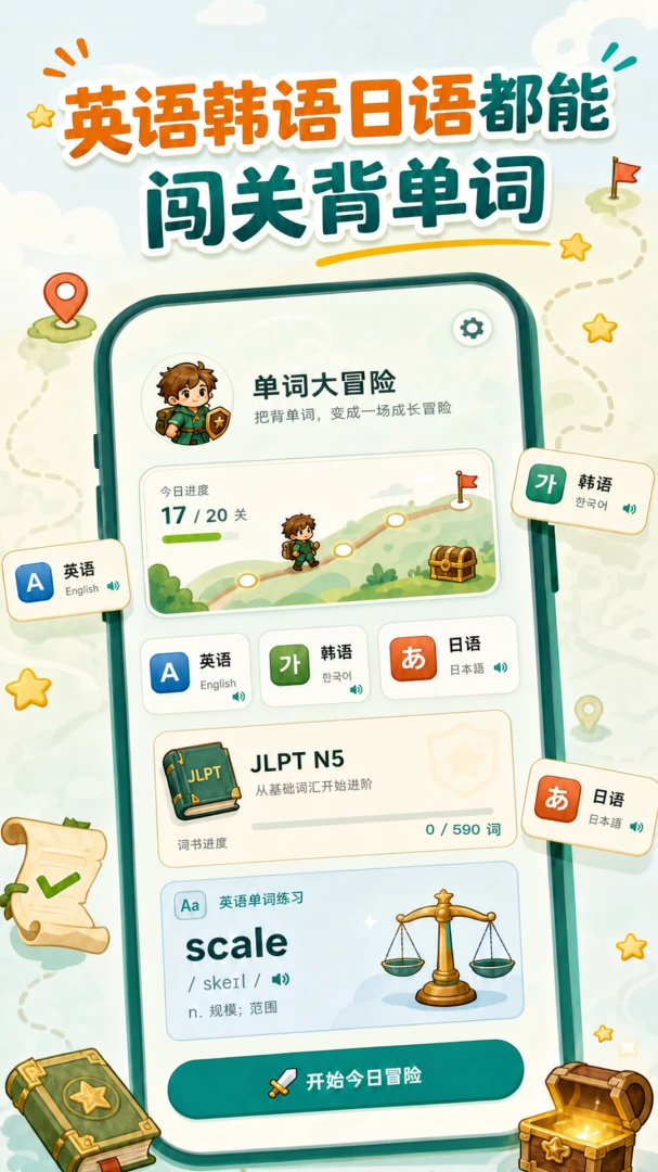 单词大冒险截图