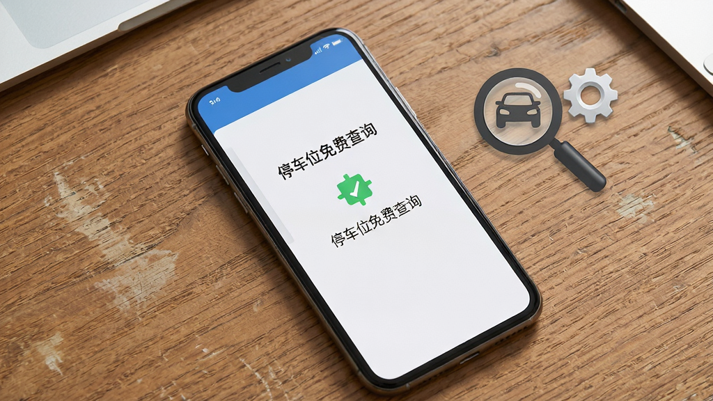 一张展示手机应用问题排查的场景图,画面中一部手机放置在桌面上,屏幕显示