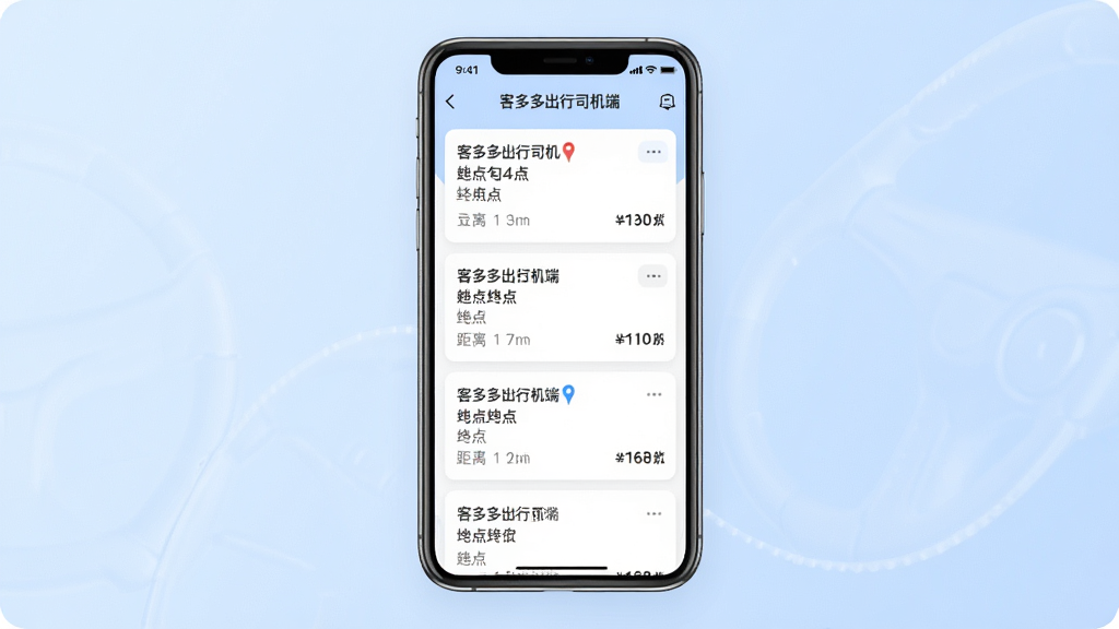 �ֻ�Ӧ�ý���չʾ���Ͷ�����˾���ˡ�����ƥ��ҳ�棬��������Ϊһ�������ֻ�����Ļ����ʾ������Ƭ�б���ÿ�ſ�Ƭ��������յ����֡�����������Ϣ������Ϊ��͵�ǳ��ɫ���䣬������ִ���ϸ�����������ʸɾ����޶���Ԫ�ء�