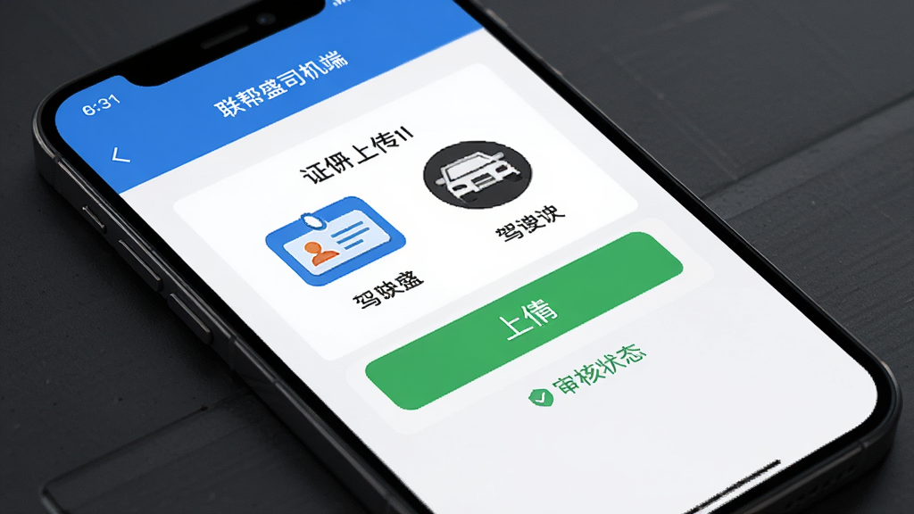 ����Ϊ����ʢ˾����APP��ע����֤���棬����Ϊ�ֻ���Ļչʾ���Ű���֤���ϴ��������������Ϊ���ʵ�÷磬ϸ�ڰ�������֤����ʻ֤ͼ�ꡢ�ϴ���ť�����״̬��ʾ�����ʸ��壬�ɾ����޶���Ԫ��