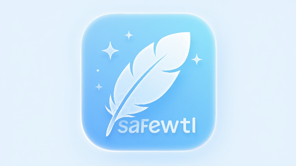 ����Ϊ safewtl Ӧ��ͼ������ë����ϣ����־��У��Ű�ͻ����ӯ�У����Ϊ�������£�ϸ����ͼ���Ե��΢�⣬����Ϊ����ɫ�����ʸ��壬�ɾ����޶���Ԫ��