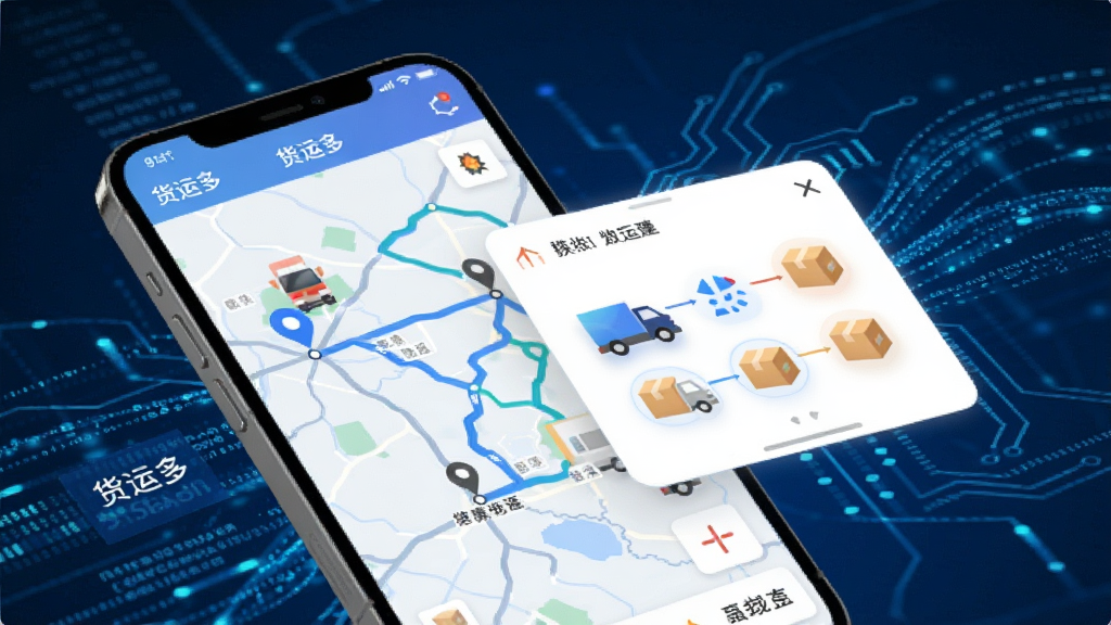 ���˶�APP����ƥ����棬չʾ�ֻ���Ļ�ϵĵ�ͼ�����복��ƥ�䵯������ͼ�ϱ�ע�������յ㣬����ʾ������ѡ·�ߣ��Ա��л���ͼ��ͻ���ͼ������������Ϊ�Ƽ���ʮ�����ɫ������������ִ���Լ�����ʸɾ���ͼƬ�д������֡����˶ࡱ