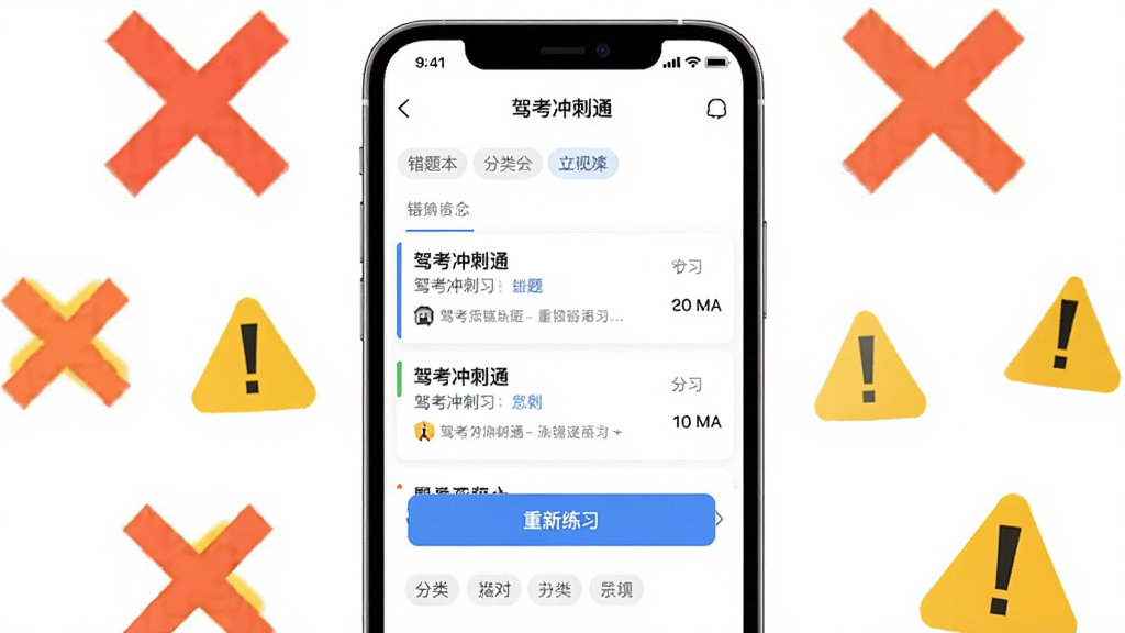 ����Ϊ�ֻ���Ļ��ʾ���ݿ����ͨ�����Ȿ���棬����Ϊ�ֻ����С���Χ���ƺ�ɫ��źͻ�ɫ��̾��ͼ�꣬�Ű��࣬���Ϊ�ִ�ѧϰ���߷磬ϸ�ڰ��������б���������ϰ��ť�������ǩ�����ʸ��壬�ɾ����޶���Ԫ��