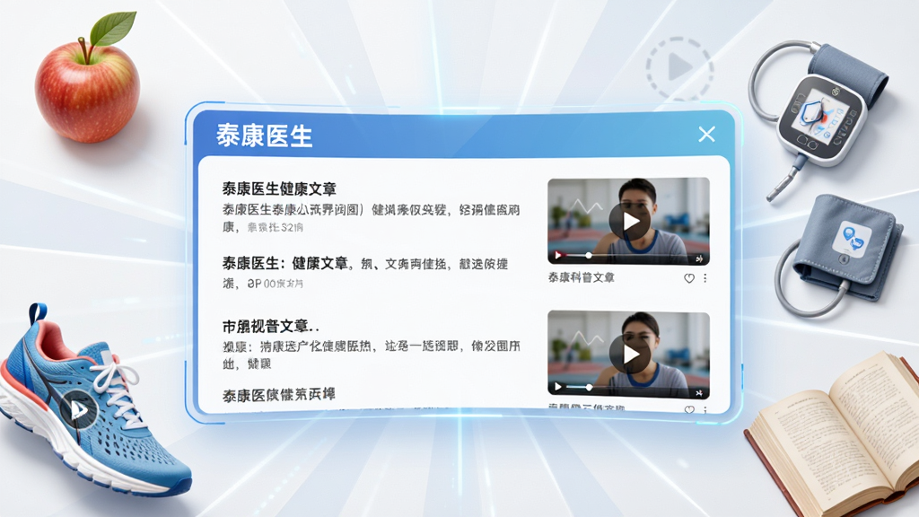 ����������һ�����չ����������Ϣ��壬�������ʾ��̩��ҽ�����������������б�����Ƶ����ͼ����Χ����ƻ�����ܲ�Ь��Ѫѹ�ƺ��鱾�Ƚ���Ԫ�أ����ֲ������ķ���ʽ�����Ϊ�ִ��Ƽ��磬ϸ�������±��������ɼ�����Ƶ����ͼ�в��Ű�ť�����ʸ��壬�ɾ����࣬�޶���Ԫ��