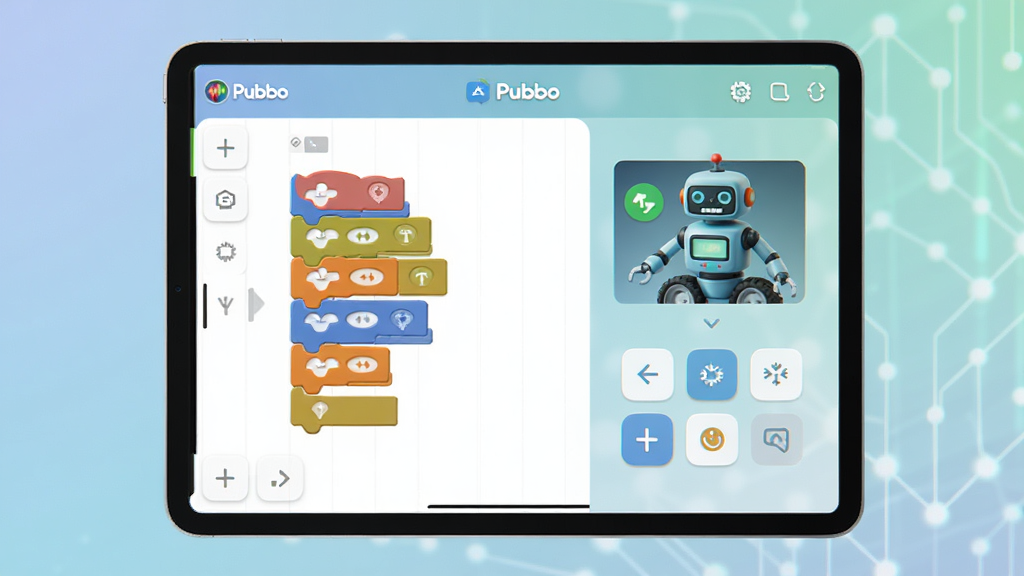 ����������չʾ������Ϊ Pubbo Ӧ����ƽ������ϵ����л��棬���ֲ��þ��й�ͼ�������ʾͼ�λ���̻�ľ�����Ҳ�չʾ����������״̬����ư�ť���Ű��������򣬷��Ϊ�ִ��Ƽ������磬ϸ�ڰ���ɫ�������ı��ģ�顢��͵ı������䡢����ͼ����ƣ����ʸ��壬����ɾ����޶���Ԫ�ء�