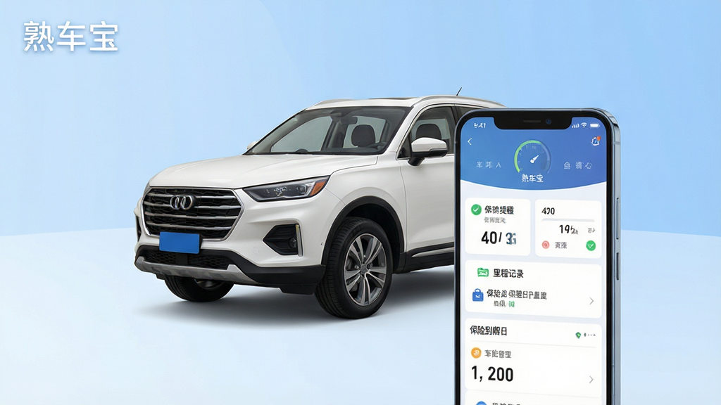 �쳵����׿��Ӧ���������ͼ����������չʾһ����ɫSUV���ֻ���Ļ���ֻ���Ļ�ڳ��ֳ��������Ǳ��̽��棬�����������ѡ���̼�¼�����յ����յȿ�Ƭ��Ϣ������Ϊǳ��ɫ���䣬������ִ������������ɾ����޶���Ԫ�أ����ֱ�ע���쳵������