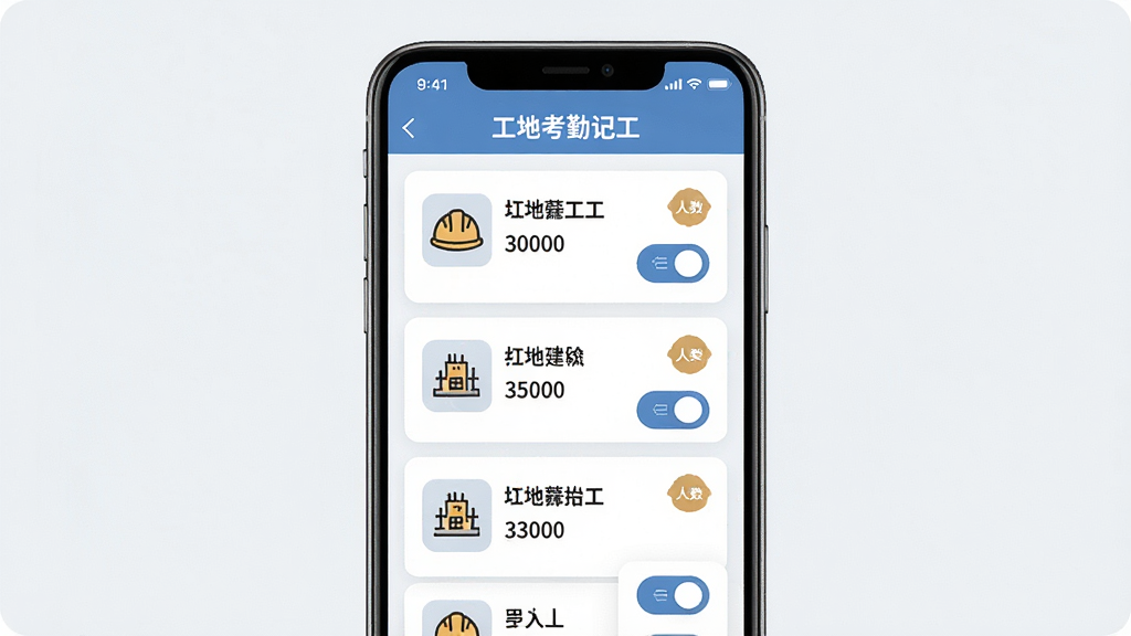 һ��AI����ͼ���������ֻ���Ļ��ʾ�����ؿ��ڼǹ����Ķ๤���л����棬�������ж�����ؿ�Ƭ��ÿ����Ƭ��ע�������ƺ͹�������������Ϊ�����б����Ű�����������ִ���Լ��ϸ�ڰ�������ͼ�ꡢ�����ձꡢ�л���ť�����ʸ��壬�ɾ����޶���Ԫ��