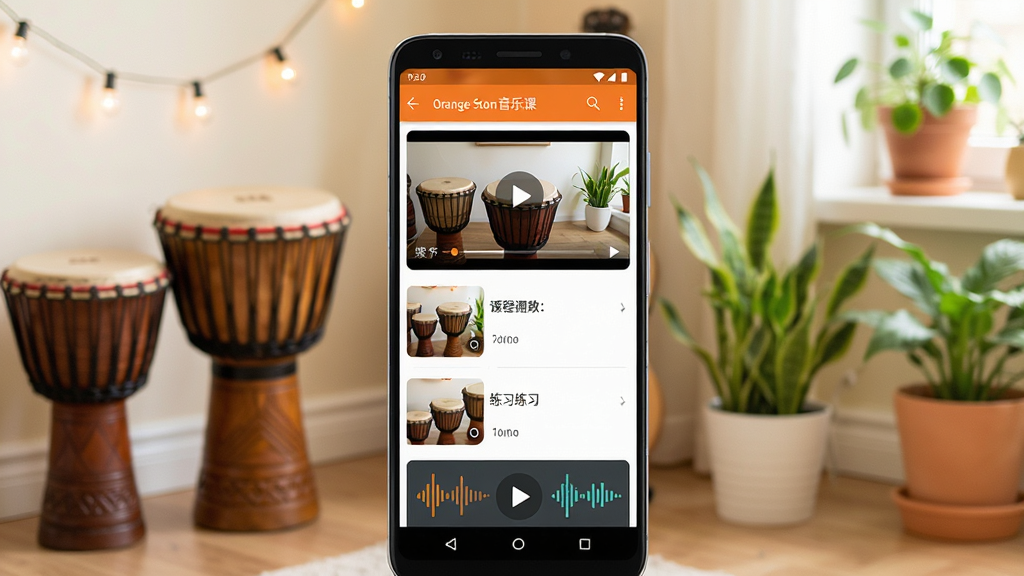 һ��չʾ�ֻ���Ļ�г�ʯ���ֿ�App�����ͼƬ������������һ��������׿�ֻ�����Ļ�ڳ��ַ��޹Ľ�ѧ��Ƶ�γ��б��������ϰģ�飬����Ϊ��ܰ�ľӼ����ֽǣ��з��޹ĺ���ֲ��׺�����岼�־��У��������������ϸ�ڰ����γ�����ͼ�����Ű�ť�����ನ��ͼ�꣬���ʸ��壬�ɾ����࣬�޶���Ԫ��