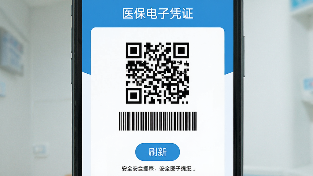 һ��չʾ̫ҽ��ҽ������ƾ֤���ܵĽ����ͼ���ֻ���Ļ������ʾ��ά���������룬�Ϸ���