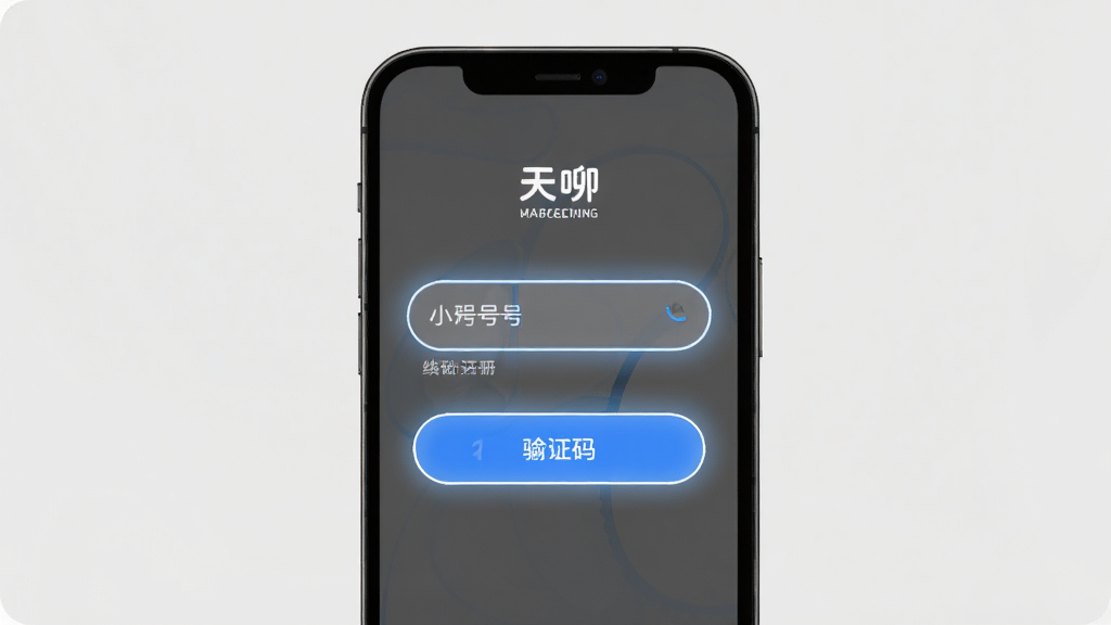 һ���ֻ���Ļ��ʾ����Ӧ�õ�ע���¼���棬����Ϊ�ֻ����棬���־��У���Ļ��չʾ�ֻ�����������֤�밴ť����������죬ϸ����ͻ����ť��Բ�Ǻ������Ľ���״̬�����ʸ��壬�ɾ����޶���Ԫ�ء�