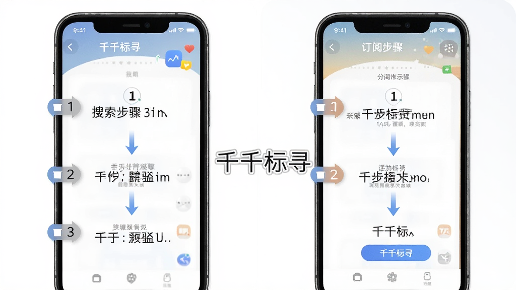 ������ǧǧ��Ѱ�ֻ�Ӧ�õĲ������棬����Ϊ�ֲ�����ʾ��ͼ�����չʾ�������裬�Ҳ�չʾ���Ĳ��裬�Ű�Ա����������Ϊ�̳�ͼ��磬ϸ�ڰ���������š���ͷָ�����ֻ����ͼƬ�д����֡�ǧǧ��Ѱ�������ʸ��壬�ɾ����޶���Ԫ�ء�