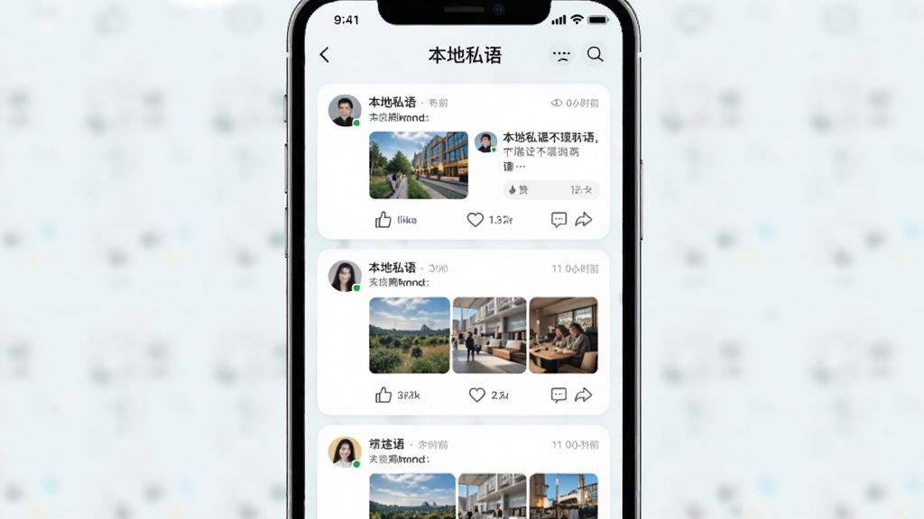 һ��AI���ɵ�ͼƬ�����������ǡ�����˽���̬�㳡���棬�ֻ���Ļ����ʾ�����û���̬��Ƭ������ͼƬ�����ֺ͵�������ͼ�꣬����Ϊ�����ֻ����У���������罻�磬ϸ�ڰ���ͷ��ʱ����ͻ�����ť�����ʸɾ����޶���Ԫ��