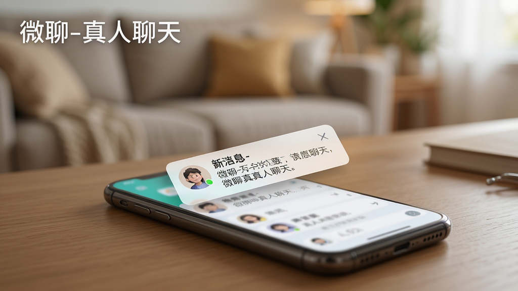 һ�ű���΢��-����������Ϣ֪ͨ���ܵĳ���ͼ��������һ���ֻ����������ϣ���Ļ������ʾ����Ϣ֪ͨ������֪ͨ���ݰ���ͷ��������Ԥ��������Ϊ��͵ļҾӻ����黯�����дʵ��ϸ��ͻ��֪ͨ��Ƭ�������д���