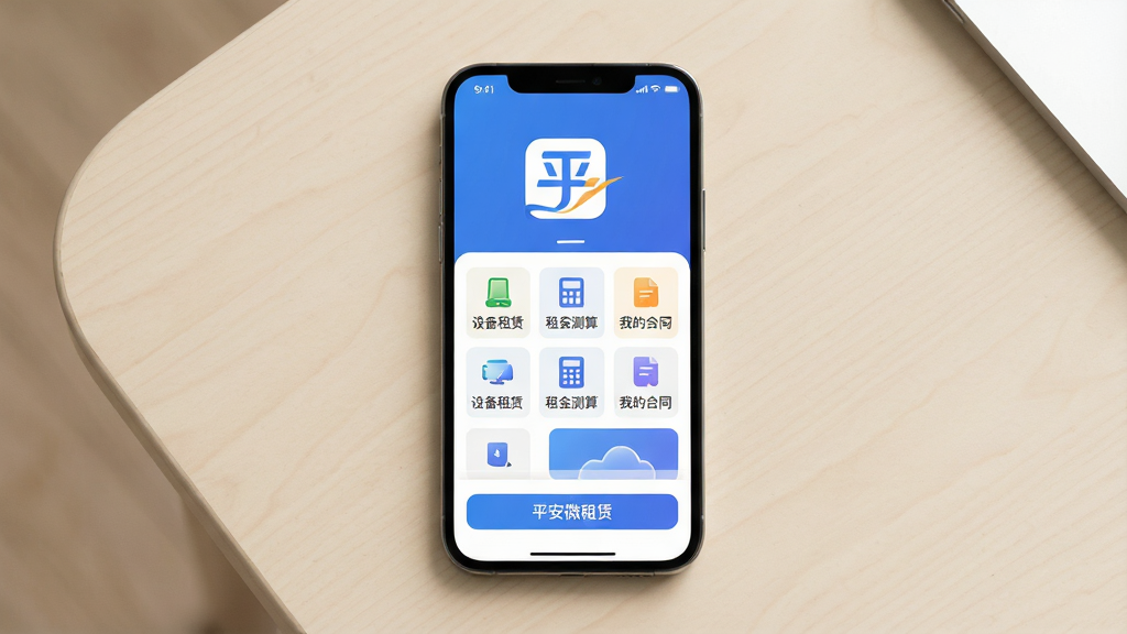 ����Ϊһ�������ֻ�����Ļ����ʾ��ƽ��΢���ޡ�App��ҳ���棬����Ϊ�ֻ����з�����ǳɫ���棬�Ű�������½ṹ�Ϸ�Ϊ����Logo�������·�Ϊ����ͼ�����񣬷��Ϊ�ִ������Լ�磬ϸ�ڰ��������пɼ����豸���ޡ��������㡱���ҵĺ�ͬ�������İ�ť������Ϊ����4K���ɾ����࣬�޶���Ԫ��