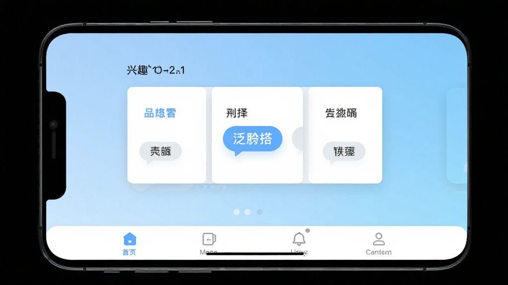 ����APP�������ͼ����������չʾ��Ȥ��ǩѡ��Ƭ������Ϊǳ��ɫ���䣬�ײ������������ɼ�����������ˬ��࣬���ʸɾ��޶���Ԫ��