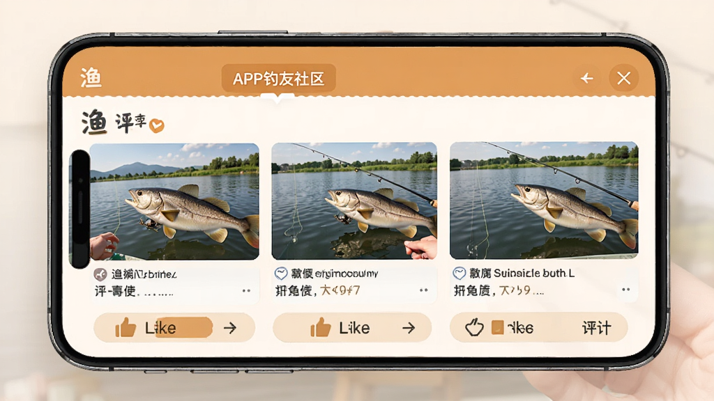 ������APP��������ҳ�棬�ֻ���Ļչʾ���ѷ����������Ƭ���������ۣ������е������۰�ť��ůɫ����������������廭�ʣ��ɾ��޶���Ԫ��