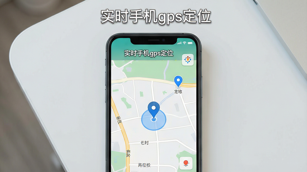 һ��չʾʵʱ�ֻ�gps��λ�����������Ԥ��ͼ�������������ֻ���Ļ����Ļ����ʾ��ͼ���棬��ͼ������ɫ��λԲ���λ�ñ�ǣ���Ļ�Ϸ����������ơ�ʵʱ�ֻ�gps��λ�����֣�����Ϊ����ǳ��ɫ���棬������ɾ���ˬ�������������޶���Ԫ��