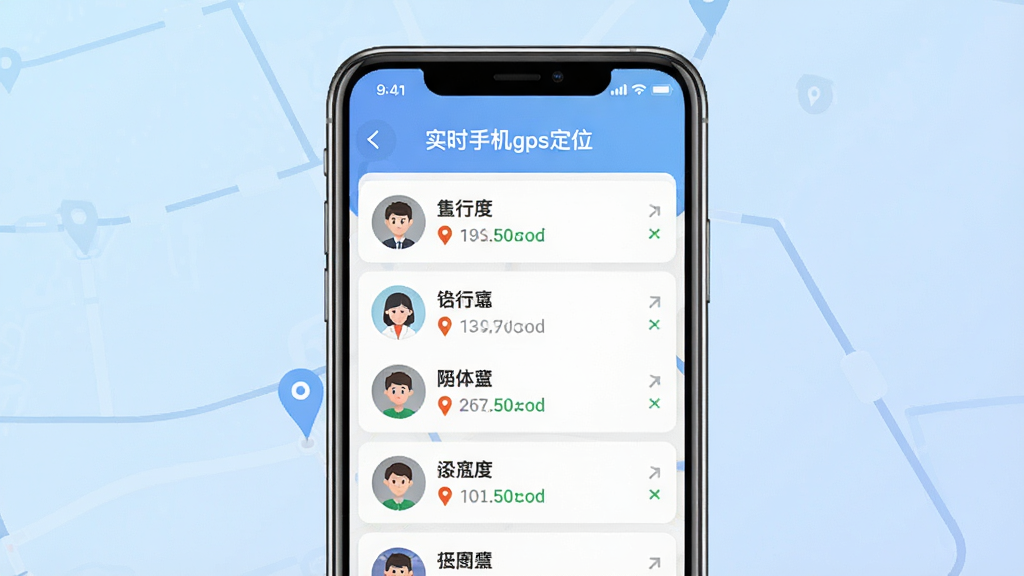 һ��չʾʵʱ�ֻ�gps��λ���豸���������Ԥ��ͼ���������ֻ���Ļ��ʾ�豸�б���ÿ���豸�����ơ�ͷ���λ��״̬����Ļ�����С�ʵʱ�ֻ�gps��λ�����ֱ�ʶ������Ϊ����ɫ���䣬�����ˬ�������������޶���װ��Ԫ��
