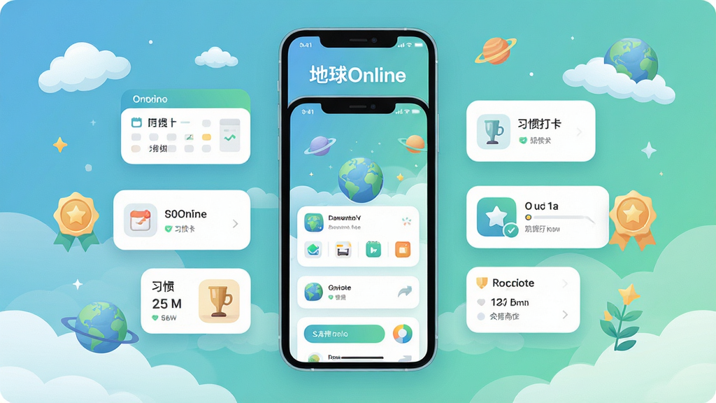 �����ǵ���OnlineӦ�õ�������ȫ��չʾ�����ֲ����ֻ���Ļ��������չʾ����Χ�������ճ̿�Ƭ��ϰ�ߴ�ͼ�ꡢ�ɾͻ��µ�Ԫ�أ��Ű��ϱ���
