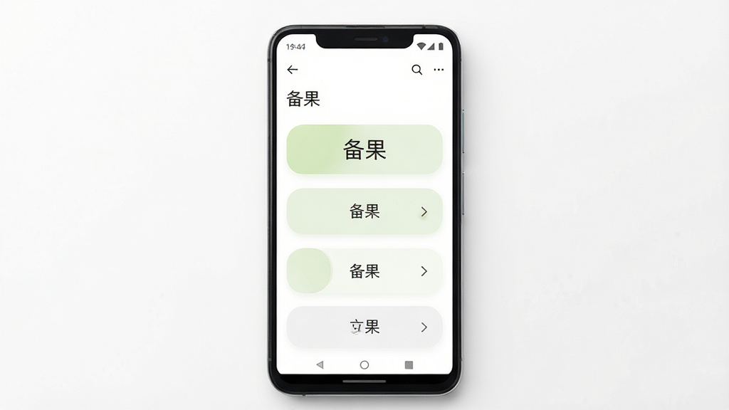 һ���ֻ�Ӧ�ý������չʾͼ����������Ϊһ����׿�ֻ�����Ļ����ʾ