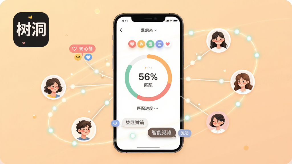 ����app����ƥ�书��չʾ������Ϊ�ֻ���Ļ��ʾƥ�����Ȧ�Ͷ������ͷ�����ߣ�����Ϊ�ֻ����У���Χ����͵Ĺ�������ߣ��Ű�Ϊ��������Ӧ��ͼ������ڻ������Ͻǣ����Ϊ��ů�罻�廭�磬ϸ�ڰ��������ǩ��ƥ��ٷֱȡ��������ݣ����ʸ���ɾ��޶���Ԫ��