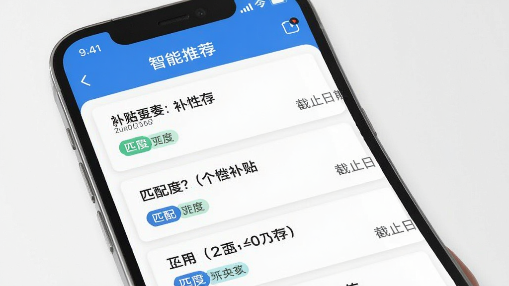 ������ѯʡǮӦ���������Ƽ�ҳ�棬�ֻ���Ļ��ʾ���Ի������Ƽ��б���ÿ���������ƥ��ȱ�ǩ�ͽ�ֹ���ڣ������Ű����룬������ɫ����ƽ��UI��񣬸��廭�ʣ��ɾ��޶���Ԫ��