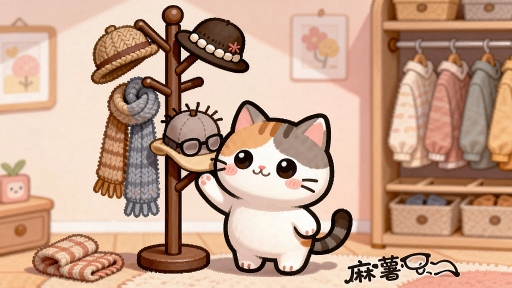 ��ͨè��վ����ñ��ǰ�Դ���ͬñ�ӣ���Χɢ��Χ�����۾�����������ܰ�ķ�ɫ���䣬�������Ϊè���Ҳ�Ϊ�¹񣬷��ΪQ�濨ͨ��ϸ�ڰ������������͹�ӰЧ�������������ɾ���ͼƬ�д�����