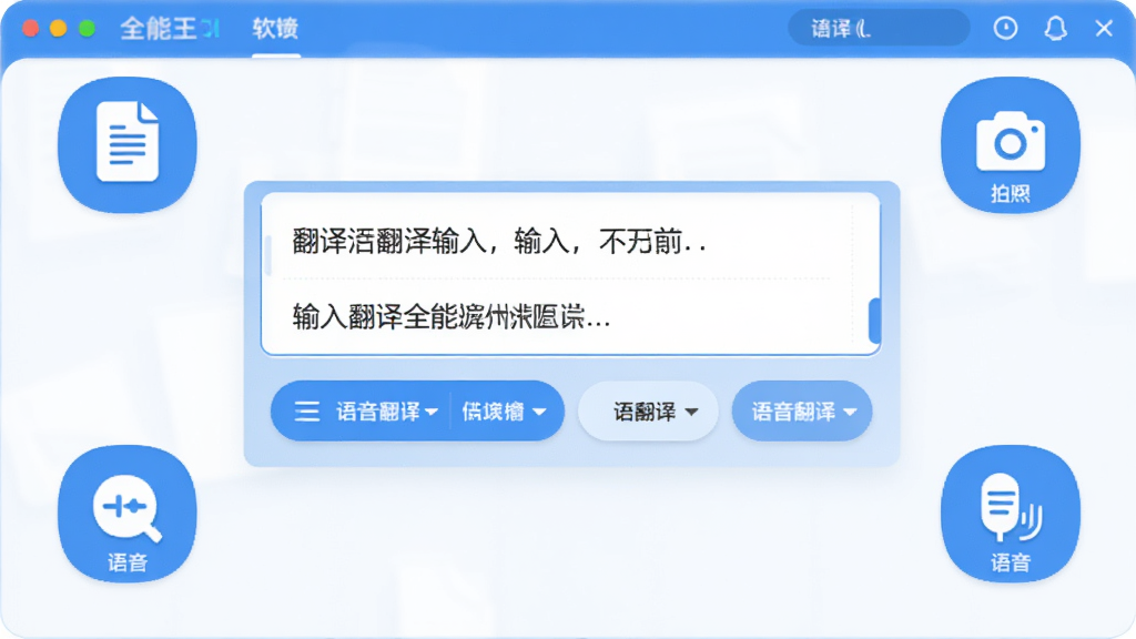 AI����ȫ��������������չʾ������Ϊ�����Է��������������ѡ��ť����Χ�����ĵ������ա��������빦��ͼ�꣬���岼����������������������ɫ����ƽ����Ʒ�񣬽���ϸ�ھ��£������������ɾ��޶���Ԫ��