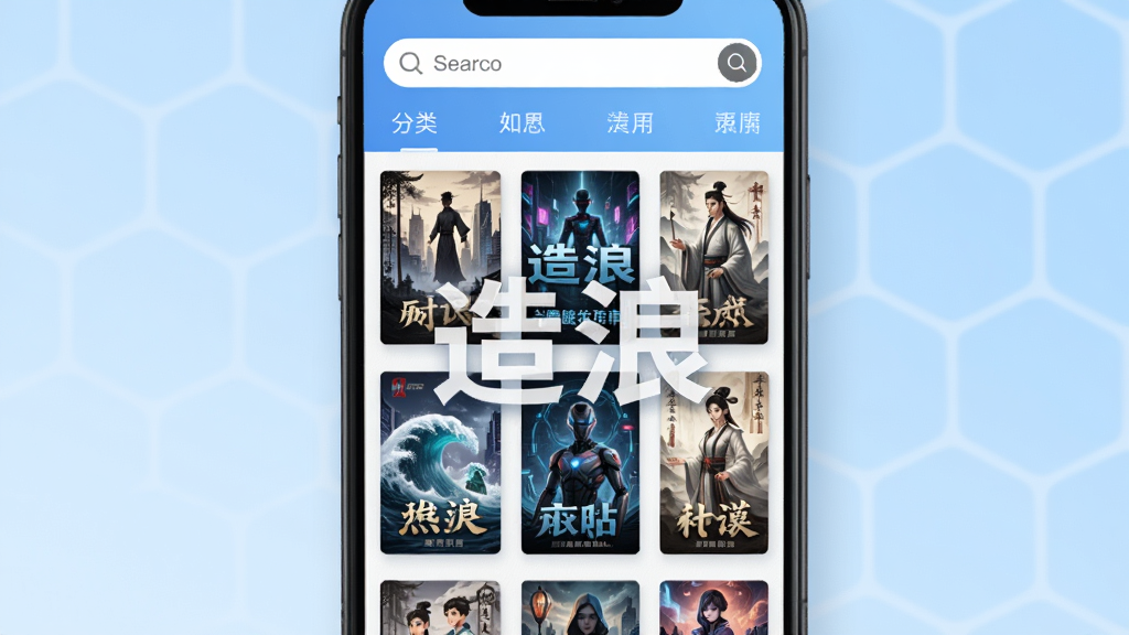 �������������棬����չʾ�ֻ���Ļ�����������С˵����ǽ��������������йŷ硢���С��ƻõ�Ԫ�أ���Ļ�Ϸ���������ͷ����ǩ������Ϊ����ɫ���䣬������������������ˮӡ����������ˬ���죬����ϸ�壬������Ԫ��