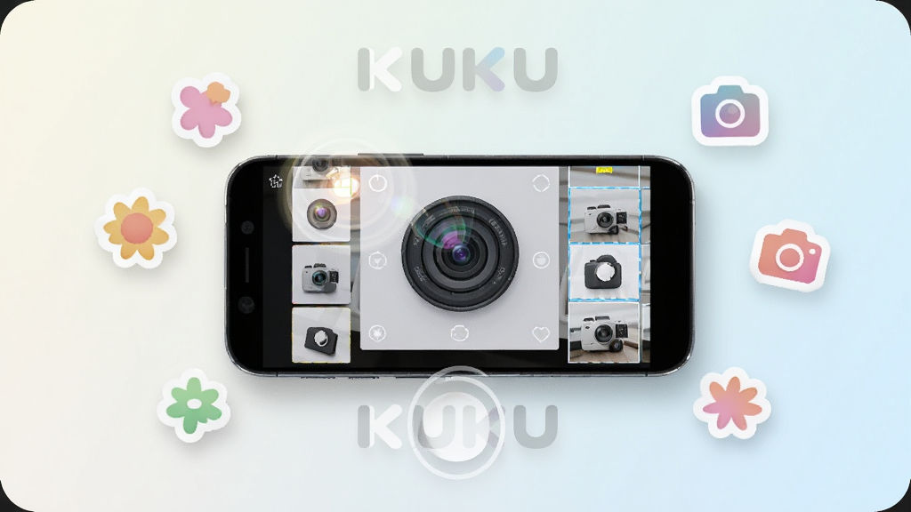 KUKI���Ӧ��������չʾ�������������һ�������ֻ����ֻ���Ļ����ʾ���ȡ����Ͷ����˾�����ͼ����Χ���Ʋ�ɫ��ֽͼ������հ�ť������Ϊǳɫ���䣬�����������򣬷�������ִ���ϸ�ڰ�����ͷ���Ρ������Ӱ��Բ��ͼ�꣬���������ɾ��޶���Ԫ��