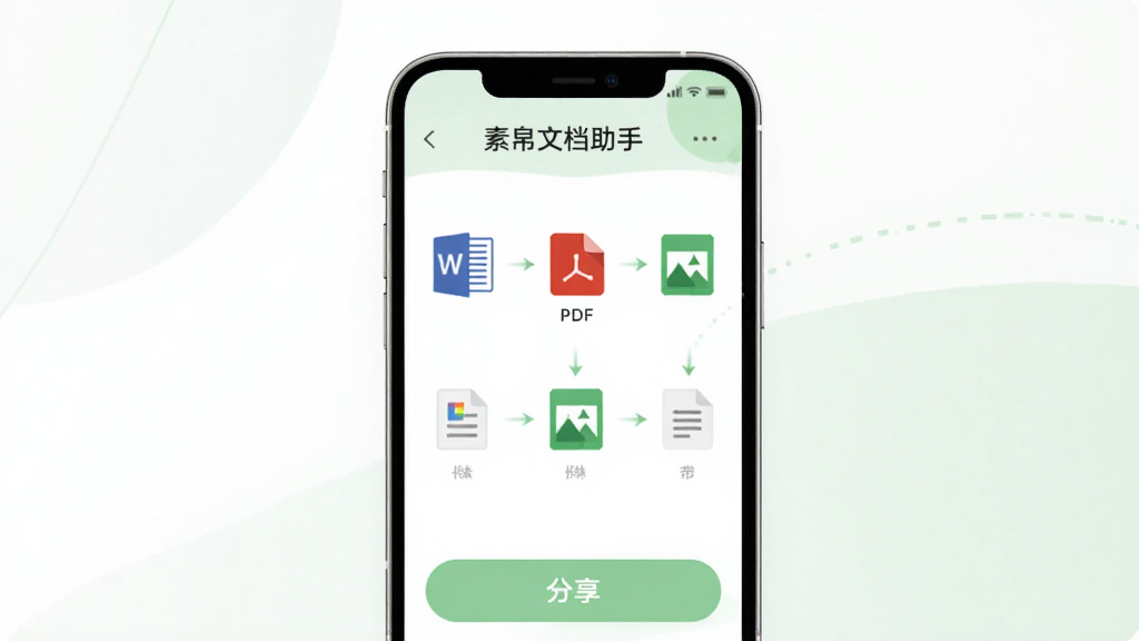 һ���ֻ�չʾ�ز��ĵ����ֵĸ�ʽת������ҳ�棬��Ļ����Word��PDF��ͼƬ�ȸ�ʽͼ���ü�ͷ���ӣ��·��з�����ť���������ִ���࣬�԰�ɫ��ǳ��ɫΪ��ɫ����ͻ�����ز��ĵ����֡�Ʒ�����ƣ������������ɾ�������