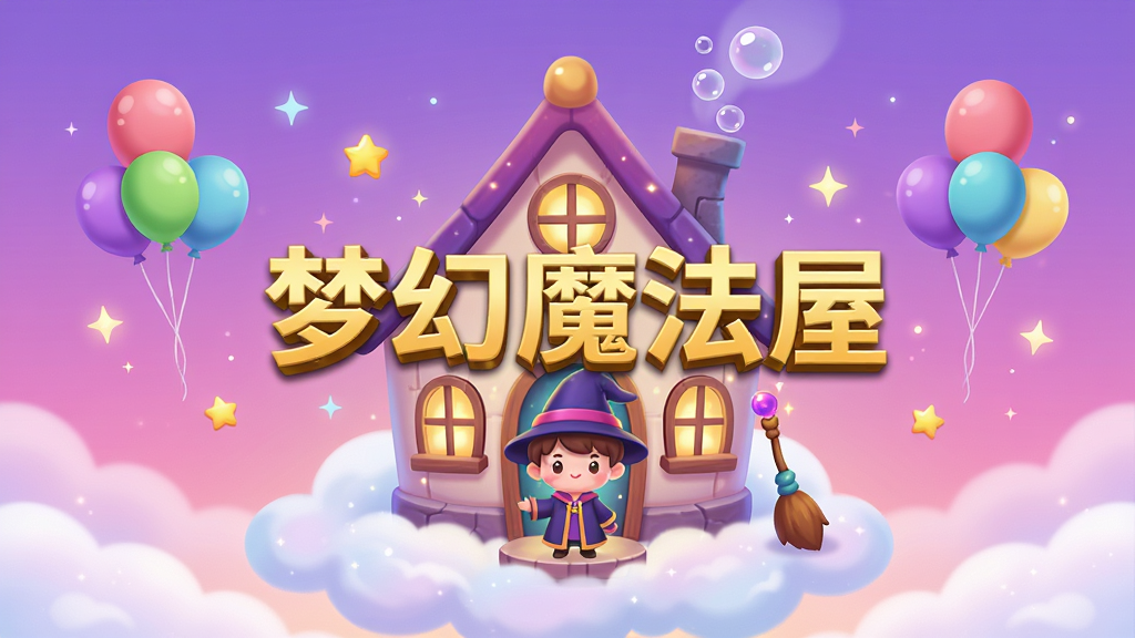 �λ�ħ����������ȫ����һ��Ư�����ƶ˵�ħ��С�ݣ���Χ�����Ų�ɫ��������˸���ǣ�С���ſ�վ��һλ������ʦ�۵Ŀɰ���ɫ�������ǽ�����Ϸ�ɫ��գ����������ý�ɫ������д���λ�ħ���ݣ����־��жԳƣ���������λÿ�ͨ��ϸ�ڰ�������͸��ů�⡢�̴�ð���ݡ�ħ��ɨ�㿿��ǽ�ߣ����ʸ��壬�ɾ����޶���Ԫ��