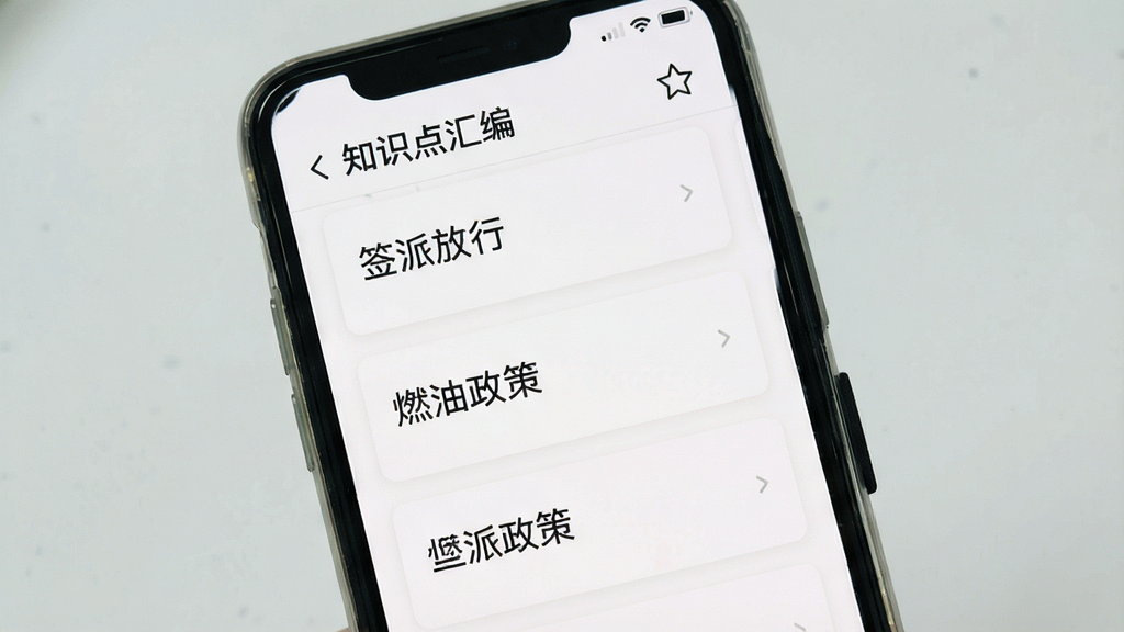 һ��չʾǩ�ɿ��Ը�ϰ֪ʶ����ҳ���ͼƬ������Ϊ�ֻ���Ļ����Ļ����ʾ���ֿ�Ƭʽ֪ʶ����Ŀ��������ǩ�ɷ��С���ȼ�����ߡ��ȹؼ��ʣ�����Ϊ��Ƭ�������У����Ϊ�����Ķ�����棬ϸ�ڰ���������֪ʶ���ࡱ������ղ�ͼ�꣬�����������ɾ����޶���Ԫ��