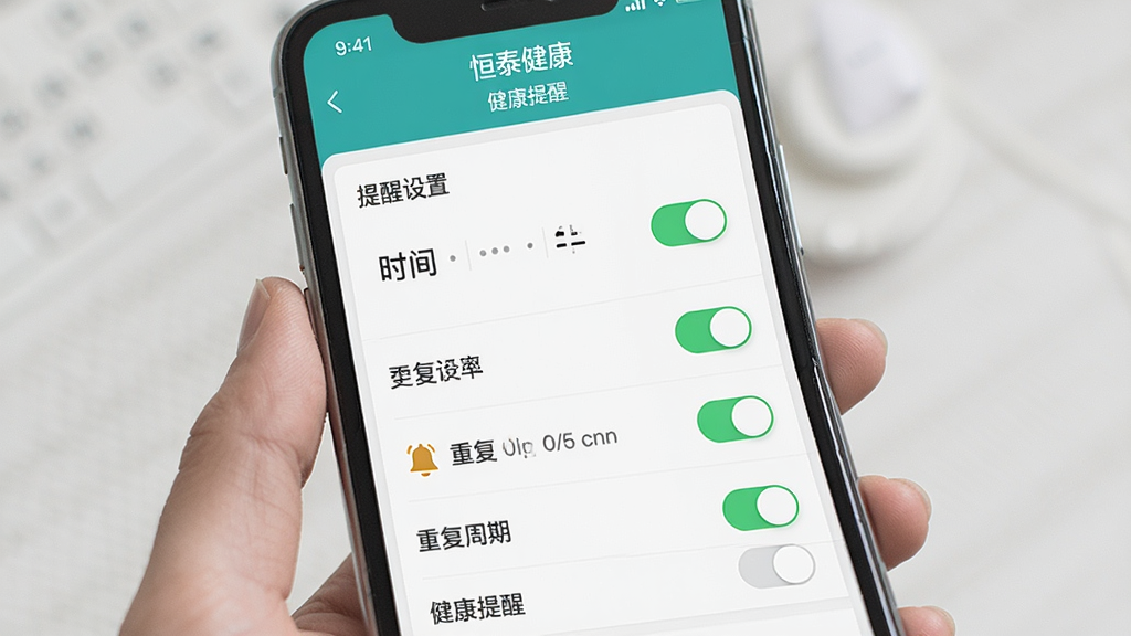 ��̩����App���Ի��������ý���ͼ������Ϊ�ֻ���Ļ����ʾ�������ñ����뿪�ذ�ť������Ϊ�����б����Ű���������Ϊ��Լʵ����Ӧ�ý��棬ϸ�ڰ���ʱ��ѡ�������ظ�����ѡ�����ͼ�꣬���������ֱ�ע����̩�������롰�������ѡ��������������ɾ��޶���Ԫ��