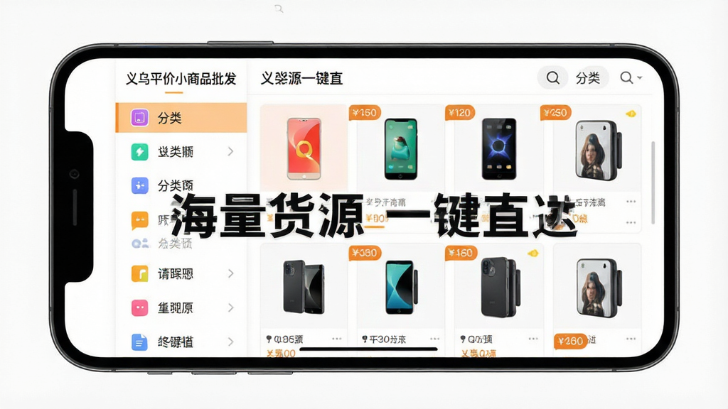 �������ֻ���Ļչʾ������ƽ��С��Ʒ������APP���ർ�����棬����Ϊ���д���չʾ���Ű�Ϊ���ҷ���������˵��Ҳ���Ʒ�б������Ϊ��ƽ��UI��ƣ�ϸ�ڰ�����ɫ����ͼ�ꡢ��Ʒ����ͼ���񡢼۸��ǩ��ͼƬ�д����֡�������Դ һ��ֱ��������������ɾ����޶���Ԫ��