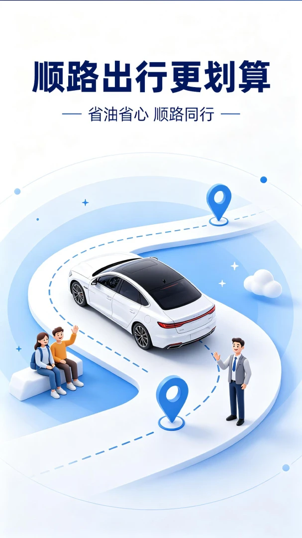 顺风车出行车主端截图