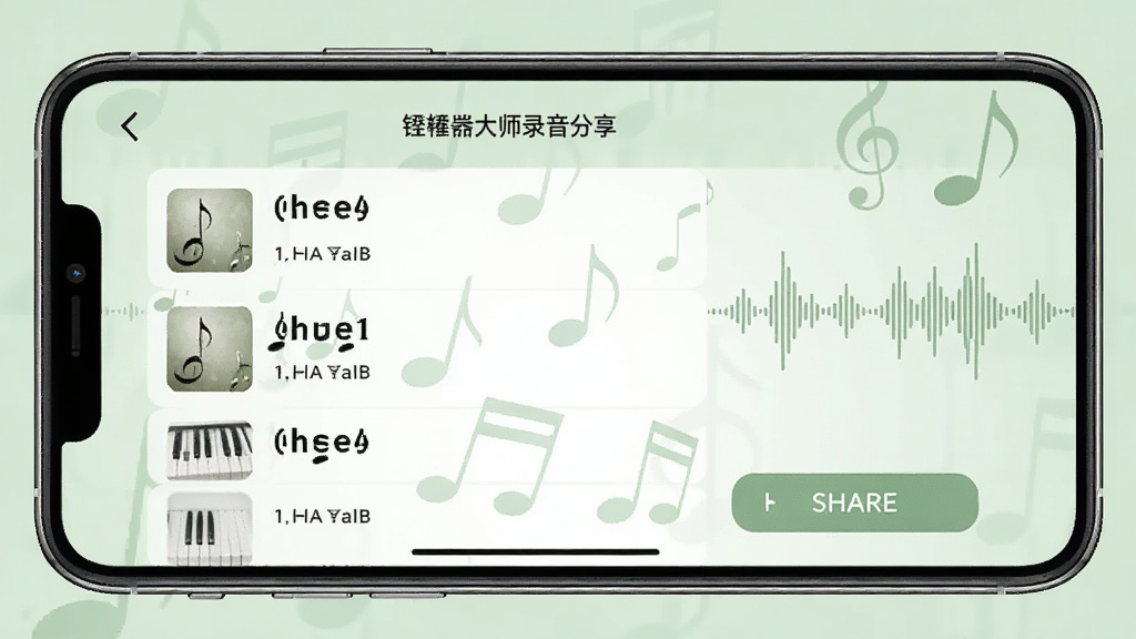 ���Ӹ��ٴ�ʦ¼���������棬�ֻ���Ļ��ʾ¼���б��ͷ�����ť��������������������װ��ͼ���������ǵ��ŵ�ǳ��ɫ�����������¼�࣬�����������ɾ��޶���Ԫ��