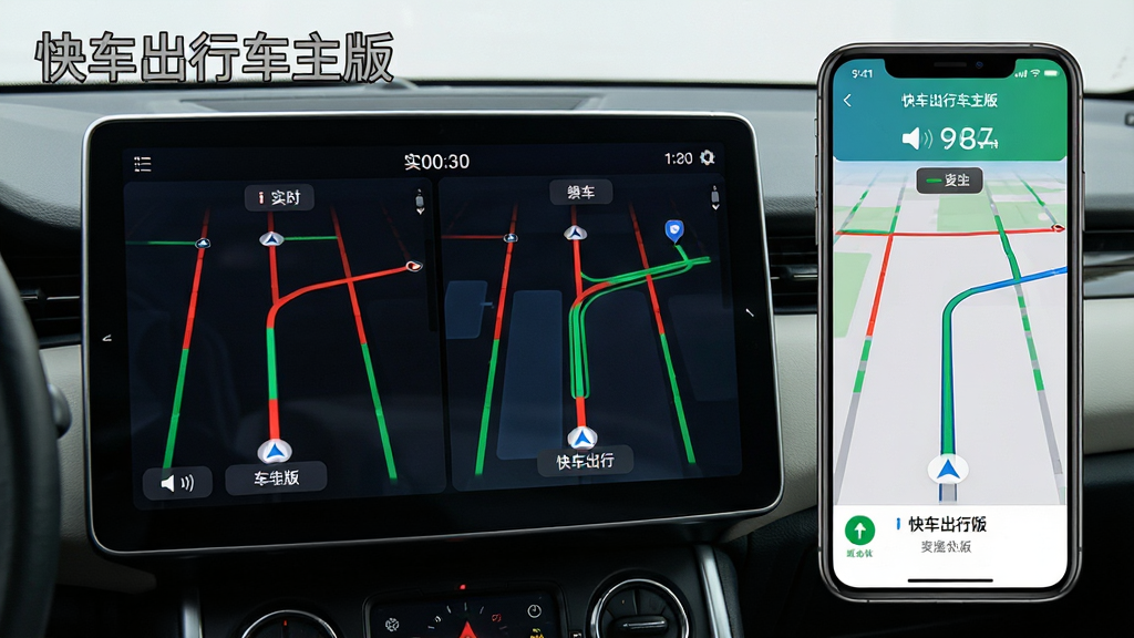 �쳵���г����浼����·����������չʾ������Ϊ�����п���Ļ���ֻ�ͬ����ʾ����·�ߣ����ֲ���������չʾ��ͬ·����ɫ��ʶ���Ű�ע����Ϣ�㼶�����Ϊдʵ�Ƽ��У�ϸ�ڰ�����������ͼ����ʵʱ·���������������������ɾ��޶���Ԫ�أ�ͼƬ�д����֡��쳵���г����桱