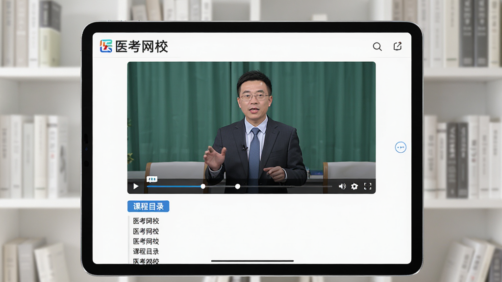 ����Ϊƽ����Ժ���չʾҽ����У��Ƶ�γ̲��Ž��棬����Ϊƽ����С�����Ϊ�����ܣ��Ű�Ϊ��Ƶ���ڼ��·��γ�Ŀ¼�б������Ϊרҵ���߽���ƽ̨�Ӿ��磬ϸ�ڰ�����ʦ�ڿλ��桢�������͡�ҽ����У��Ʒ�Ʊ�ʶ�����ʸ��塢�ɾ����޶���Ԫ��