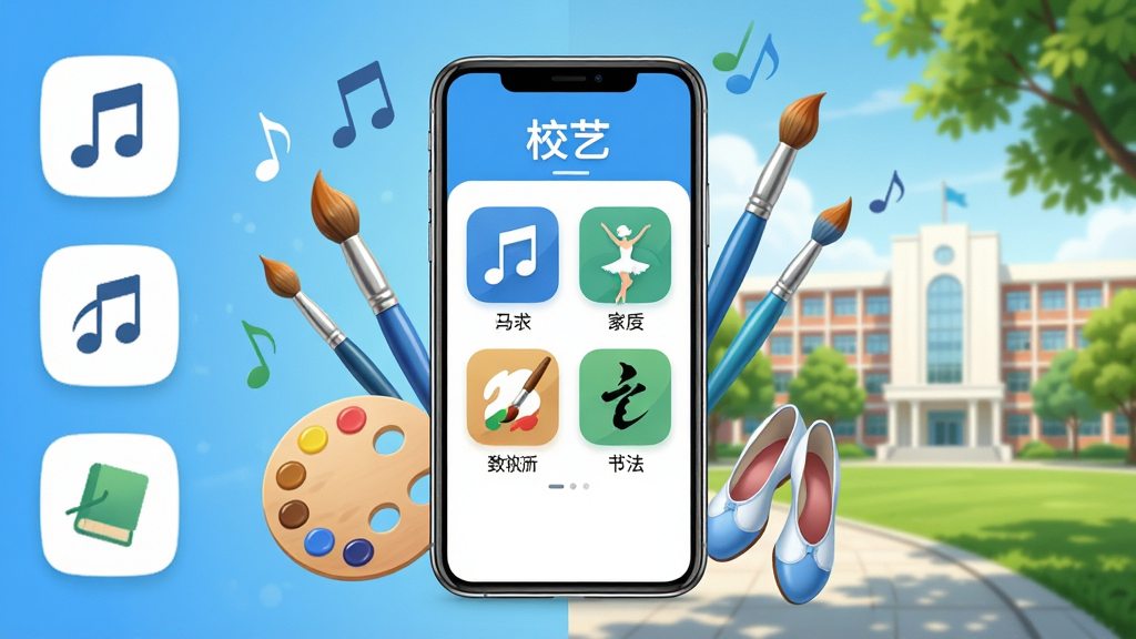 һ��չʾУ԰����ѧϰ�����Ļ��棬����������һ�������ֻ����ֻ���Ļ����ʾ����Ϊ