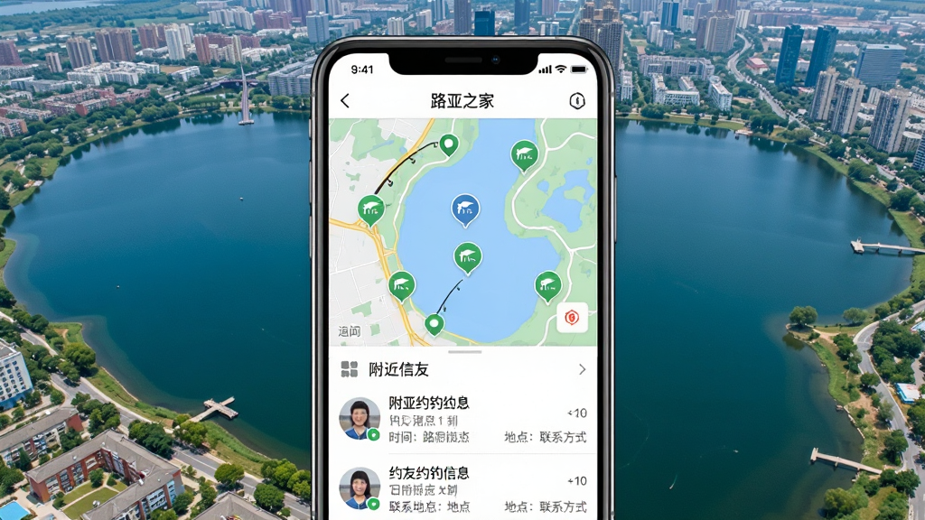 һ��չʾ·��֮��APPͬ��Լ�����ܵĽ���ͼ���ֻ���Ļ��ʾ��ͼ�ϱ�ע�������ͼ�꣬�·��б�չʾ�������ѷ�����Լ����Ϣ������ʱ�䡢�ص����ϵ��ʽ�������ǳ����ܱߺ����ĺ����ӽǡ����ֲ������½ṹ���������������ϸ�����������ʸ��壬�ɾ��޶���Ԫ�ء�