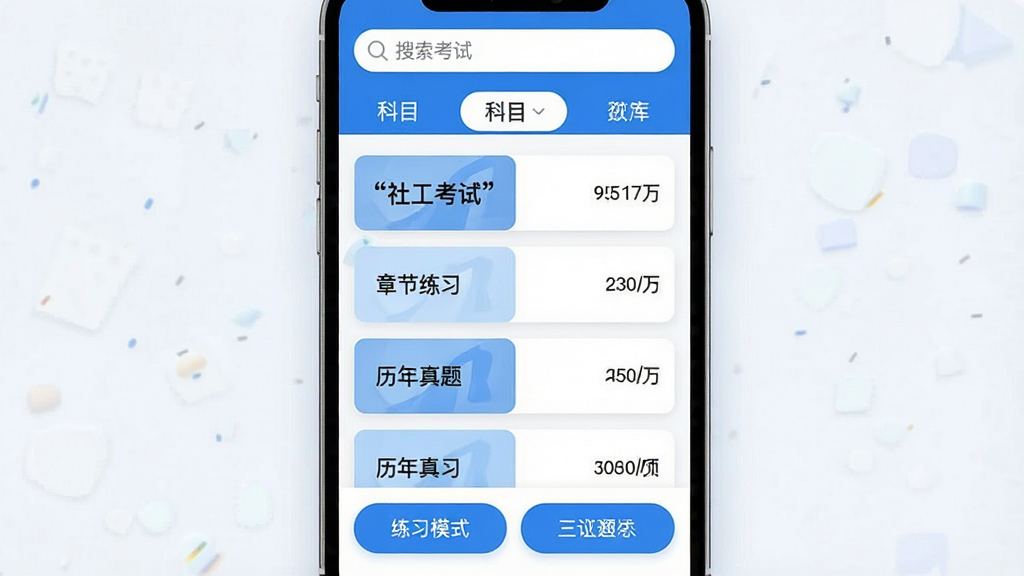 һ��AI���ɵ�������չʾͼ����������Ϊ���繤���ԡ�APP��������ҳ�棬������ʾ������Ϳ�Ŀ�л���ǩ���в�Ϊ�½��б���ÿ���½��Ҳ���ʾ��Ŀ�������ײ�Ϊ��ϰģʽѡ��ť��������ÿ�Ƭʽ���֣���ɫ������Ϊ��������ִ���࣬������������������ʹ�����ű�ע���繤���ԡ����½���ϰ�����������⡱