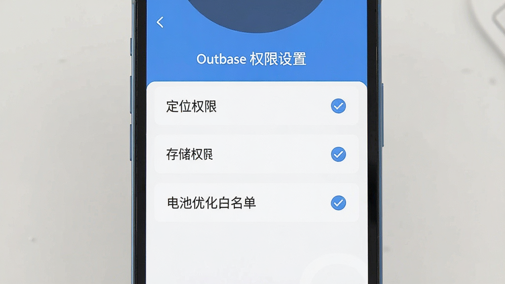һ���ֻ���ĻչʾOutbaseȨ����������ҳ��ı�ƽ�����ͼƬ���������ֻ���Ļ��ʾ��λȨ�ޡ��洢Ȩ�ޡ�����Ż��������������ÿ���������Ա��й�ѡ��ǣ������������򣬷���ƽ������ɫ������Ϊ����ϸ�ڼ�࣬���ʸɾ�������ͼƬ������Ϊ��Outbase Ȩ�����á�